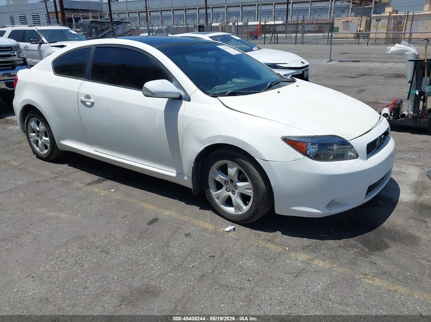 2007 Scion Tc VIN JTKDE177870186109 IAAI salvage auction — LEFT SIDE, Salvage (California), sold $375 on 2026-07-14 (photo 1)