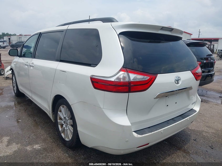 2015 Toyota Sienna VIN 5TDYK3DC8FS654768 IAAI salvage auction — FRONT END, Salvage (Louisiana), sold $3,000 on 2026-07-28 (photo 3)