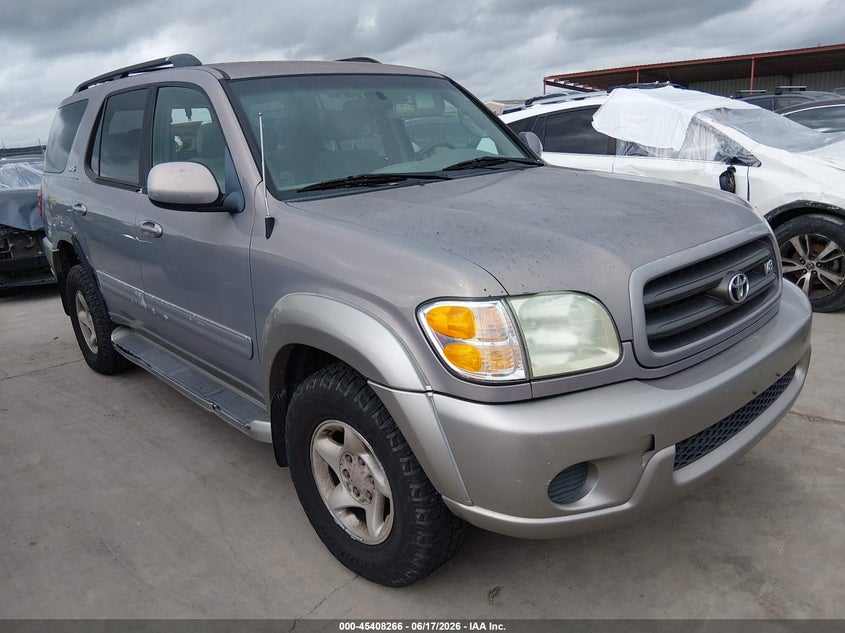 2002 Toyota Sequoia VIN 5TDBT44A52S065310 IAAI salvage auction — NORMAL WEAR, Clear (Indiana), sold $750 on 2026-07-14 (photo 1)