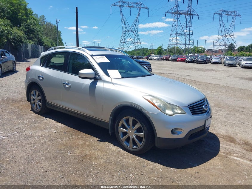 2011 Infiniti Ex35 VIN JN1AJ0HR1BM850934 IAAI salvage auction — NORMAL WEAR, Clear (Pennsylvania), sold $525 on 2026-07-10 (photo 1)