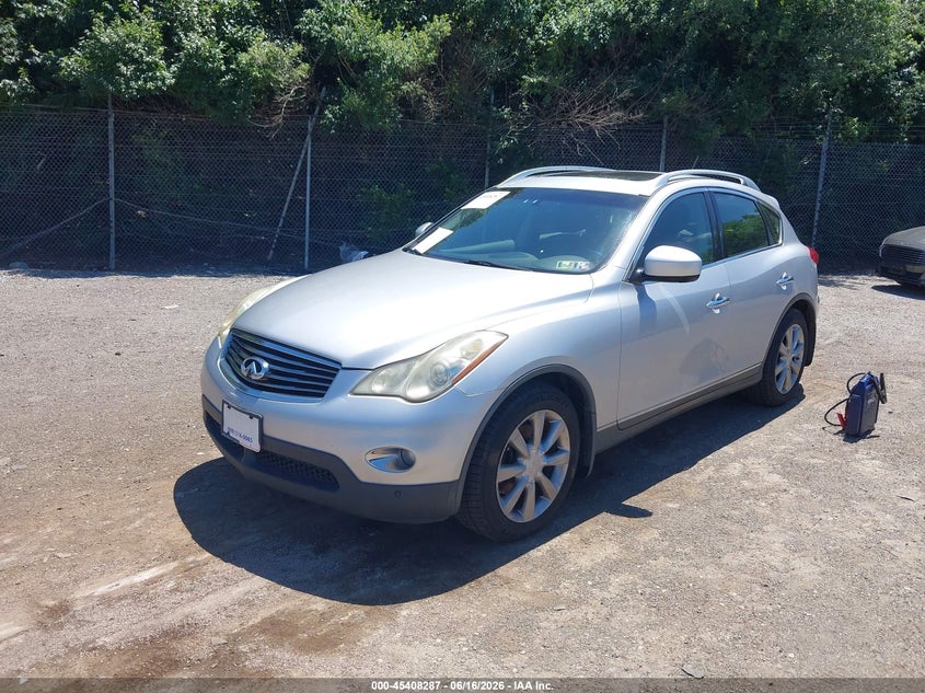 2011 Infiniti Ex35 VIN JN1AJ0HR1BM850934 IAAI salvage auction — NORMAL WEAR, Clear (Pennsylvania), sold $525 on 2026-07-10 (photo 2)