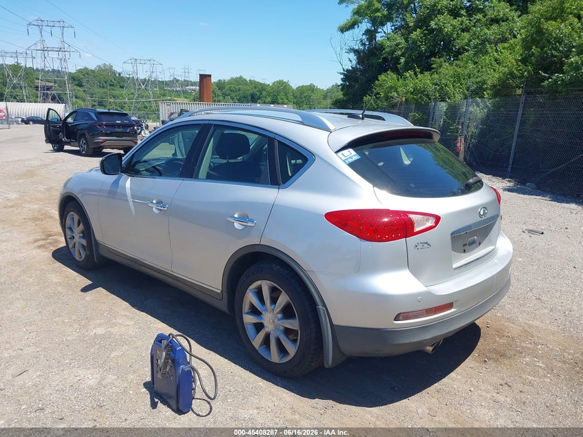 2011 Infiniti Ex35 VIN JN1AJ0HR1BM850934 IAAI salvage auction — NORMAL WEAR, Clear (Pennsylvania), sold $525 on 2026-07-10 (photo 3)
