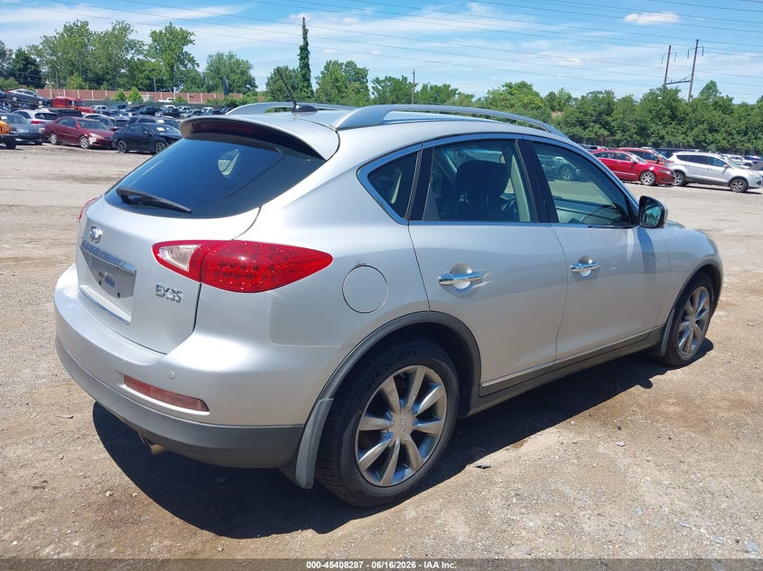2011 Infiniti Ex35 VIN JN1AJ0HR1BM850934 IAAI salvage auction — NORMAL WEAR, Clear (Pennsylvania), sold $525 on 2026-07-10 (photo 4)