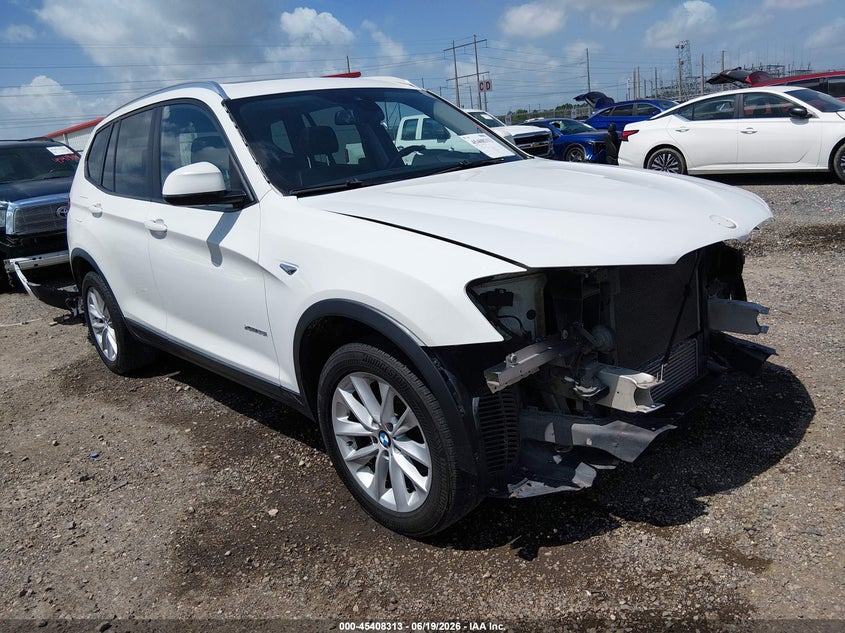 2015 BMW X3 VIN 5UXWX9C58F0D45871 IAAI salvage auction — FRONT END, Salvage (Louisiana), sold $2,000 on 2026-07-15 (photo 1)