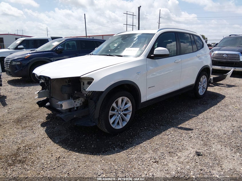 2015 BMW X3 VIN 5UXWX9C58F0D45871 IAAI salvage auction — FRONT END, Salvage (Louisiana), sold $2,000 on 2026-07-15 (photo 2)