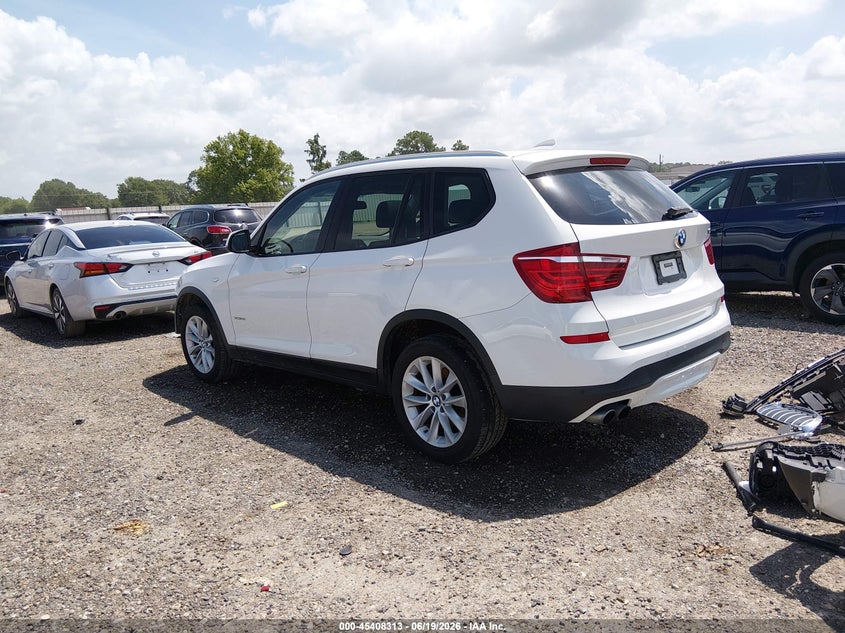 2015 BMW X3 VIN 5UXWX9C58F0D45871 IAAI salvage auction — FRONT END, Salvage (Louisiana), sold $2,000 on 2026-07-15 (photo 3)