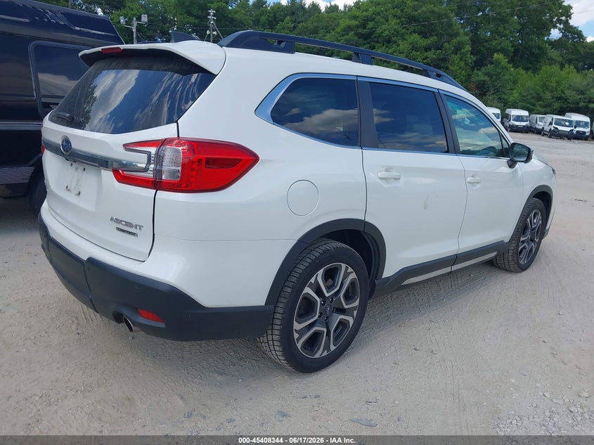 2023 Subaru Ascent VIN 4S4WMAUD8P3407652 IAAI salvage auction — LEFT FRONT, Salvage Title, sold $10,300 on 2026-08-25 (photo 4)