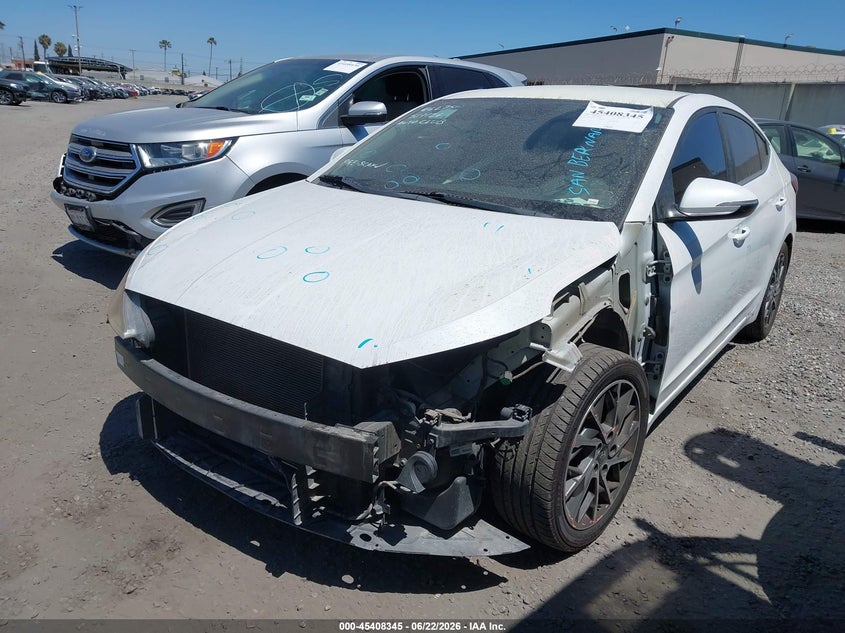 2020 Hyundai Elantra VIN 5NPD84LF7LH576466 IAAI salvage auction — LEFT FRONT, Salvage Title, sold $3,450 on 2026-08-01 (photo 2)