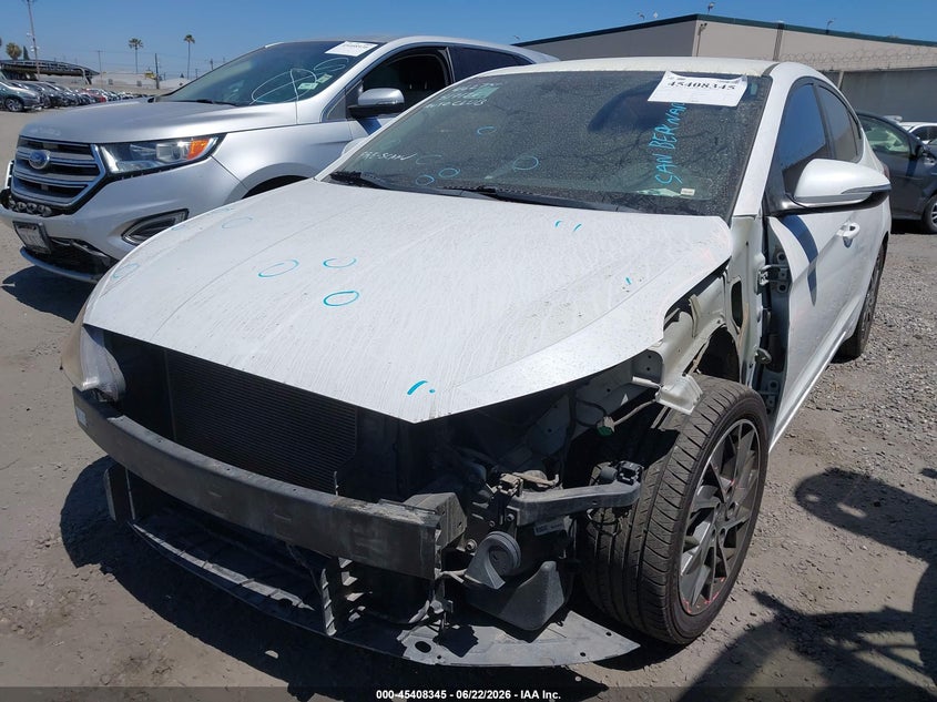 2020 Hyundai Elantra VIN 5NPD84LF7LH576466 IAAI salvage auction — LEFT FRONT, Salvage Title, sold $3,450 on 2026-08-01 (photo 6)
