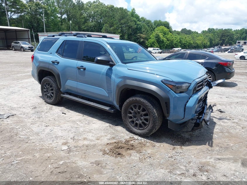 2026 Toyota 4runner VIN JTEVA5AR0T5011127 IAAI salvage auction — FRONT END, Salvage Title, sold $24,250 on 2026-10-09 (photo 1)