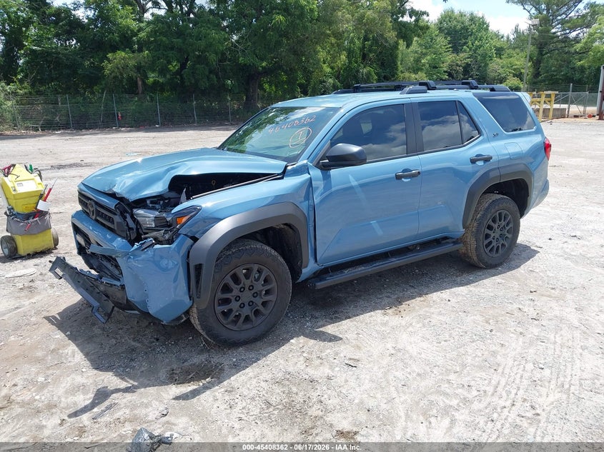 2026 Toyota 4runner VIN JTEVA5AR0T5011127 IAAI salvage auction — FRONT END, Salvage Title, sold $24,250 on 2026-10-09 (photo 2)
