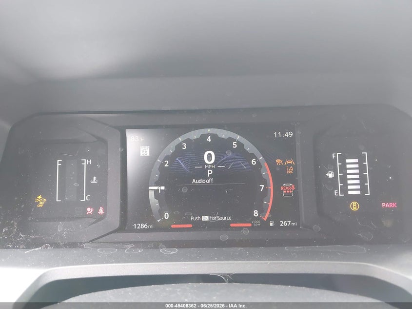 2026 Toyota 4runner VIN JTEVA5AR0T5011127 IAAI salvage auction — FRONT END, Salvage Title, sold $24,250 on 2026-10-09 (photo 7)