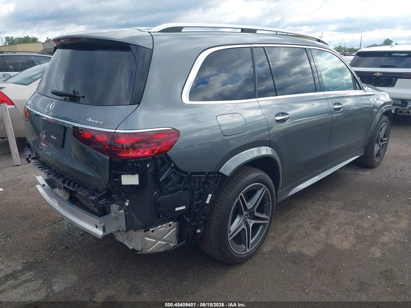 2026 Mercedes-benz Gls-klasse VIN 4JGFF5KE2TB637362 IAAI salvage auction — FRONT & REAR, Salvage Title, sold $39,950 on 2026-07-18 (photo 4)