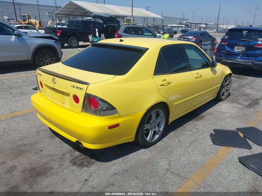 2001 Lexus Is 300 VIN JTHBD182210007475 IAAI salvage auction — FRONT END, Salvage (California), sold $475 on 2026-07-21 (photo 4)