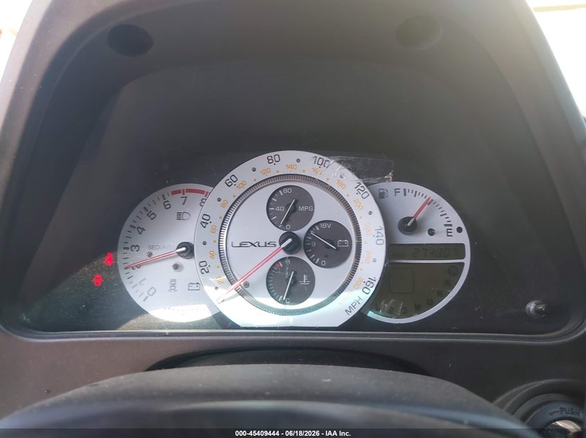2001 Lexus Is 300 VIN JTHBD182210007475 IAAI salvage auction — FRONT END, Salvage (California), sold $475 on 2026-07-21 (photo 7)