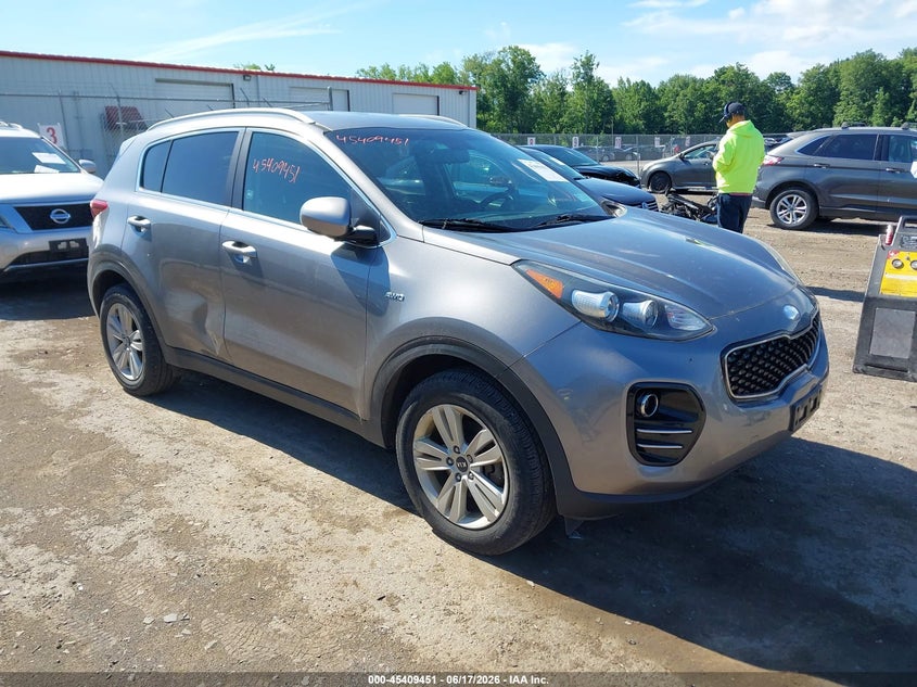 2019 Kia Sportage VIN KNDPMCAC5K7556571 IAAI salvage auction — THEFT, Mv-907A (New York), sold $4,000 on 2026-07-23 (photo 1)