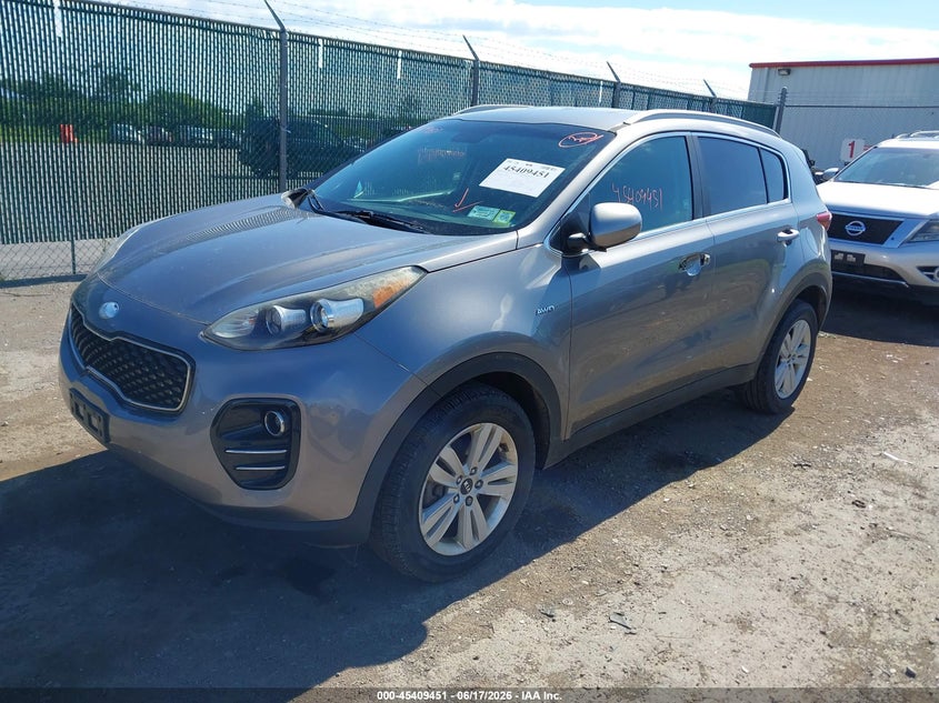 2019 Kia Sportage VIN KNDPMCAC5K7556571 IAAI salvage auction — THEFT, Mv-907A (New York), sold $4,000 on 2026-07-23 (photo 2)