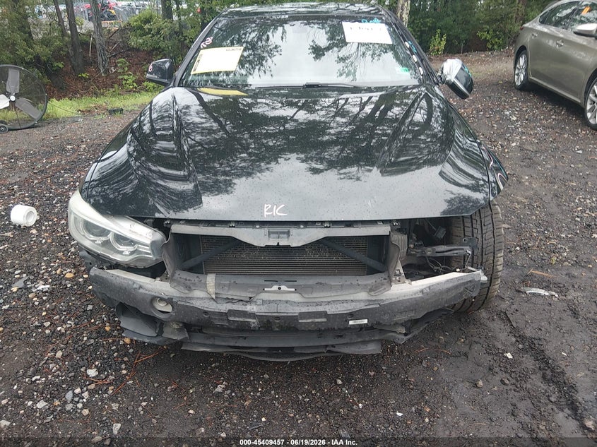 2014 BMW 4er VIN WBA3R5C58EF784579 IAAI salvage auction — FRONT & REAR, Clear (Virginia), sold $1,850 on 2026-07-09 (photo 6)