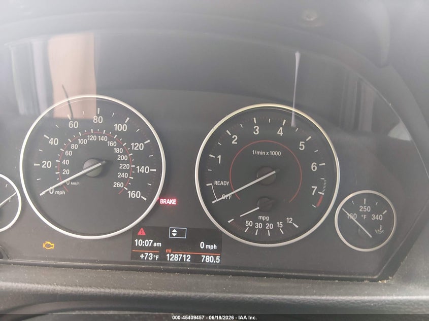 2014 BMW 4er VIN WBA3R5C58EF784579 IAAI salvage auction — FRONT & REAR, Clear (Virginia), sold $1,850 on 2026-07-09 (photo 7)