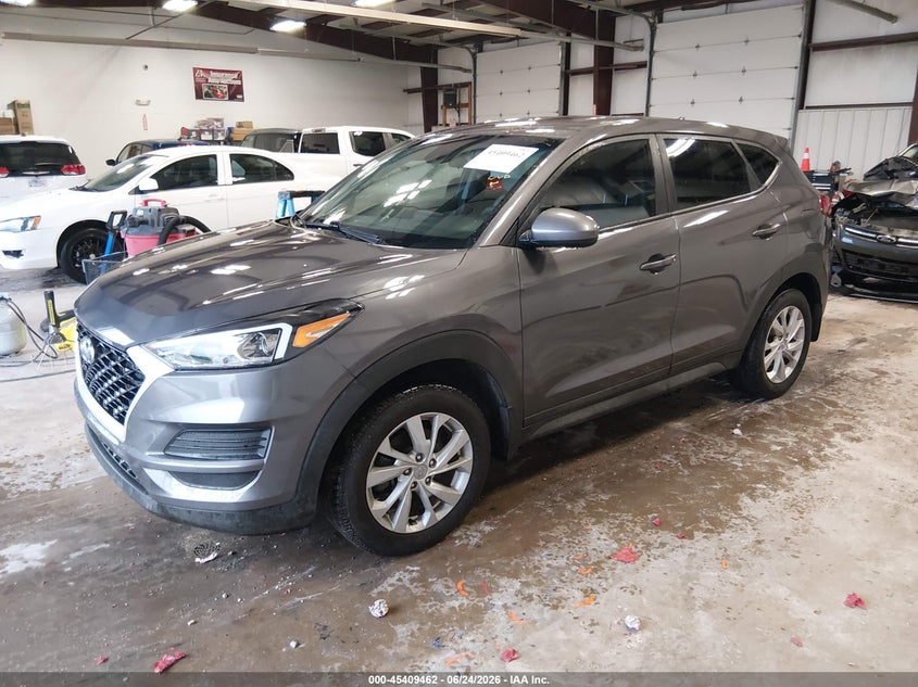 2021 Hyundai Tucson VIN KM8J23A49MU354854 IAAI salvage auction — HAIL, Salvage (Arkansas), sold $5,250 on 2026-07-30 (photo 2)