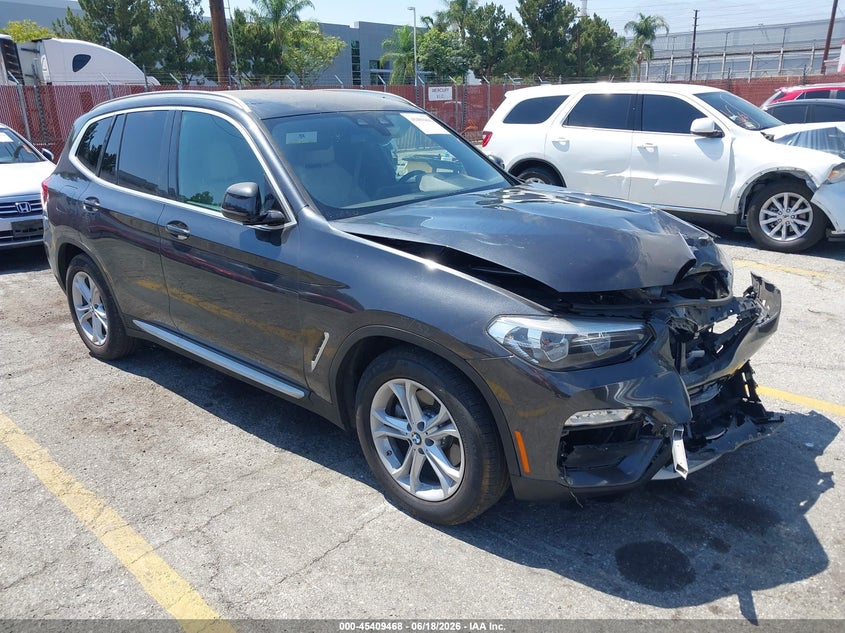 2019 BMW X3 VIN 5UXTR7C59KLR52868 IAAI salvage auction — FRONT END, Salvage (California), sold $25 on 2026-07-28 (photo 1)