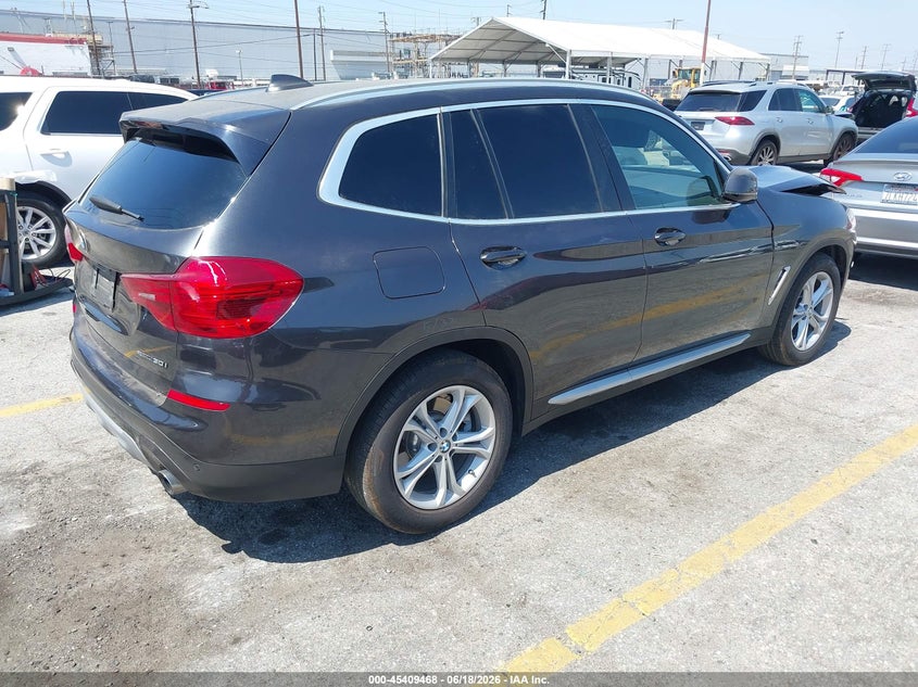 2019 BMW X3 VIN 5UXTR7C59KLR52868 IAAI salvage auction — FRONT END, Salvage (California), sold $25 on 2026-07-28 (photo 4)