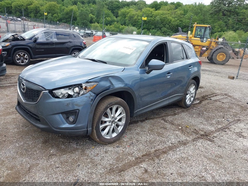 2014 Mazda Cx-5 VIN JM3KE4DY0E0399685 IAAI salvage auction — LEFT FRONT, Salvage (Illinois), sold $2,650 on 2026-07-29 (photo 2)