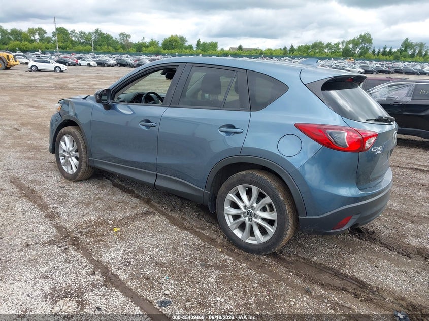 2014 Mazda Cx-5 VIN JM3KE4DY0E0399685 IAAI salvage auction — LEFT FRONT, Salvage (Illinois), sold $2,650 on 2026-07-29 (photo 3)