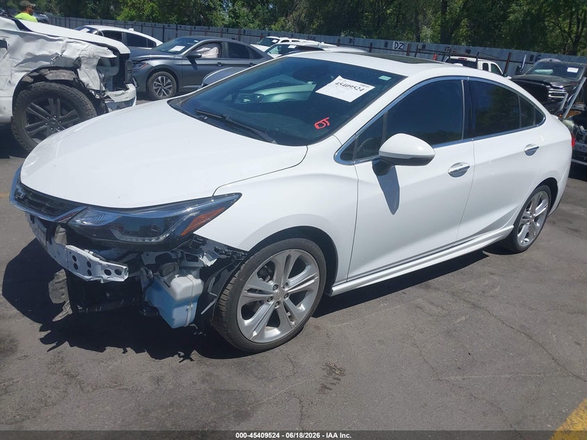 2017 Chevrolet Cruze VIN 1G1BF5SM5H7257543 IAAI salvage auction — FRONT END, Salvage (Utah), sold $3,450 on 2026-07-09 (photo 2)