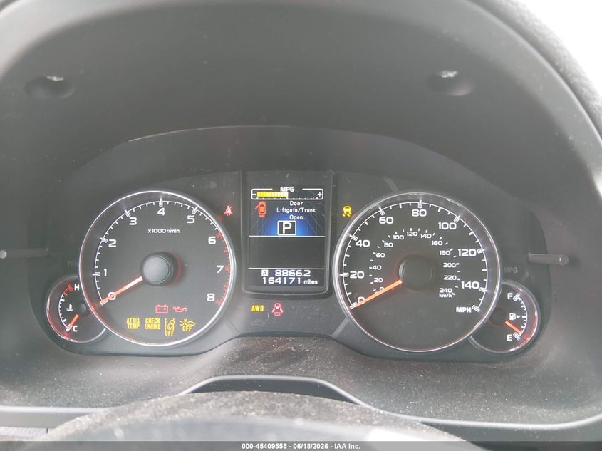 2014 Subaru Outback VIN 4S4BRCPC9E3292099 IAAI salvage auction — FRONT END, Salvage Title, sold $925 on 2026-08-01 (photo 7)