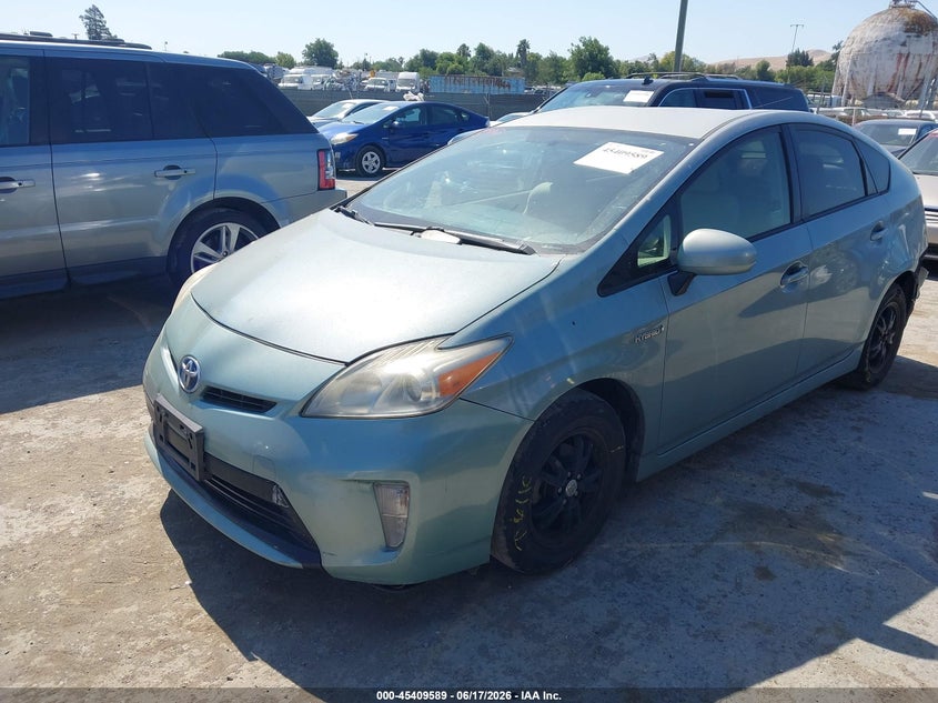 2012 Toyota Prius VIN JTDKN3DU0C5465541 IAAI salvage auction — REAR END, Salvage (California), sold $1,175 on 2026-07-16 (photo 2)