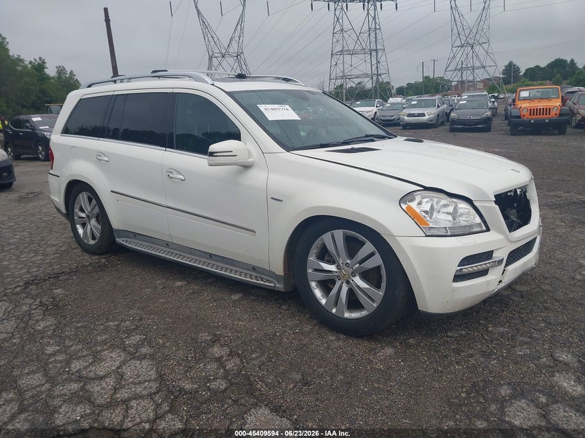 2011 Mercedes-benz Gl-class VIN 4JGBF2FE2BA700018 IAAI salvage auction — FRONT END, Salvage (Pennsylvania), sold $1,350 on 2026-07-09 (photo 1)