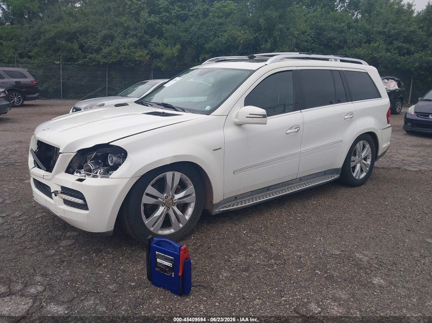 2011 Mercedes-benz Gl-class VIN 4JGBF2FE2BA700018 IAAI salvage auction — FRONT END, Salvage (Pennsylvania), sold $1,350 on 2026-07-09 (photo 2)