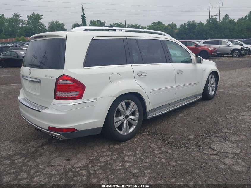 2011 Mercedes-benz Gl-class VIN 4JGBF2FE2BA700018 IAAI salvage auction — FRONT END, Salvage (Pennsylvania), sold $1,350 on 2026-07-09 (photo 4)
