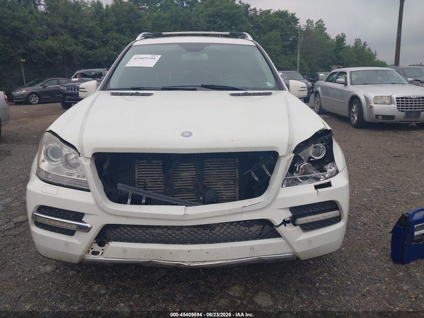 2011 Mercedes-benz Gl-class VIN 4JGBF2FE2BA700018 IAAI salvage auction — FRONT END, Salvage (Pennsylvania), sold $1,350 on 2026-07-09 (photo 6)