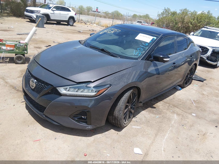 2021 Nissan Maxima VIN 1N4AA6FV0MC501620 IAAI salvage auction — UNKNOWN, Wait Title, sold $7,500 on 2026-08-12 (photo 2)