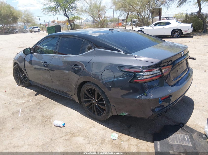 2021 Nissan Maxima VIN 1N4AA6FV0MC501620 IAAI salvage auction — UNKNOWN, Wait Title, sold $7,500 on 2026-08-12 (photo 3)