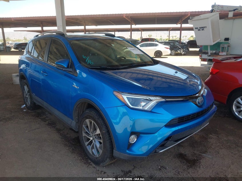 2017 Toyota Rav4 hybrid VIN JTMRJREV6HD076338 IAAI salvage auction — NORMAL WEAR, Clear (Arizona), sold $13,650 on 2026-07-14 (photo 1)
