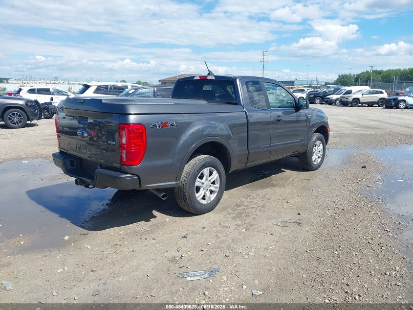 2019 Ford Ranger VIN 1FTER1FH8KLA23039 IAAI salvage auction — HAIL, Clear (Wisconsin), sold $8,400 on 2026-07-09 (photo 4)