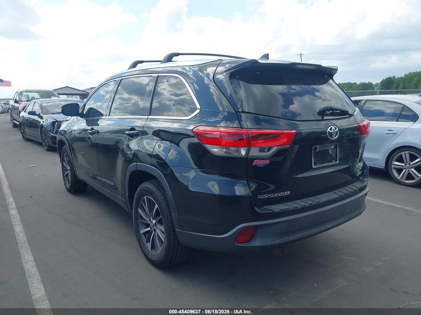 2017 Toyota Highlander VIN 5TDKZRFH5HS516900 IAAI salvage auction — FRONT END, Salvage (Idaho), sold $425 on 2026-07-29 (photo 3)