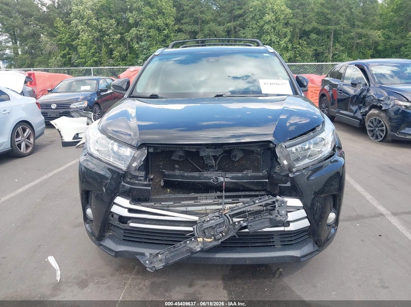 2017 Toyota Highlander VIN 5TDKZRFH5HS516900 IAAI salvage auction — FRONT END, Salvage (Idaho), sold $425 on 2026-07-29 (photo 6)
