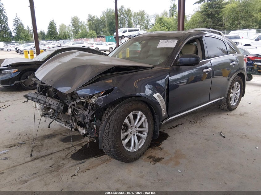 2009 Infiniti Fx35 VIN JNRAS18W29M151523 IAAI salvage auction — FRONT END, Bill Of Sale (Washington), sold $450 on 2026-07-08 (photo 2)