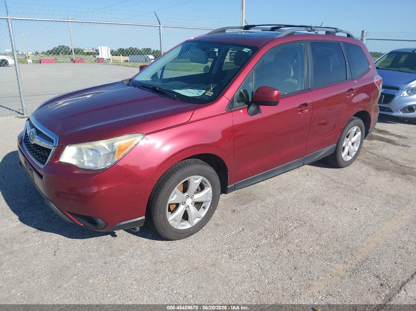 2015 Subaru Forester VIN JF2SJADC2FH468193 IAAI salvage auction — NORMAL WEAR, Clear (Missouri), sold $800 on 2026-07-30 (photo 2)