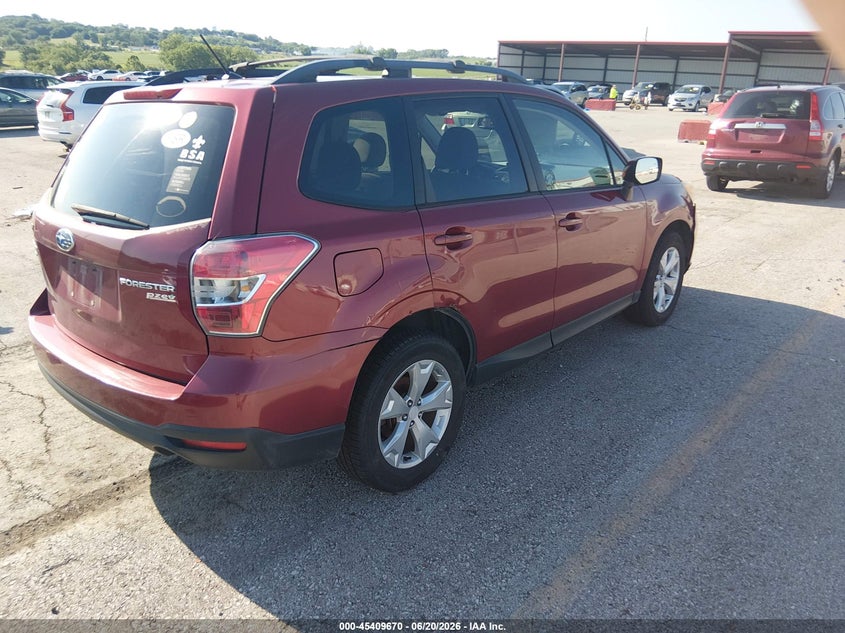 2015 Subaru Forester VIN JF2SJADC2FH468193 IAAI salvage auction — NORMAL WEAR, Clear (Missouri), sold $800 on 2026-07-30 (photo 4)