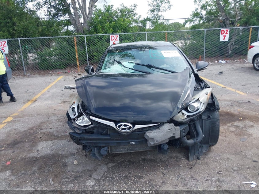 2015 Hyundai Elantra VIN KMHDH4AE9FU370551 IAAI salvage auction — FRONT END, Rebuildable (Florida), sold $975 on 2026-07-06 (photo 6)