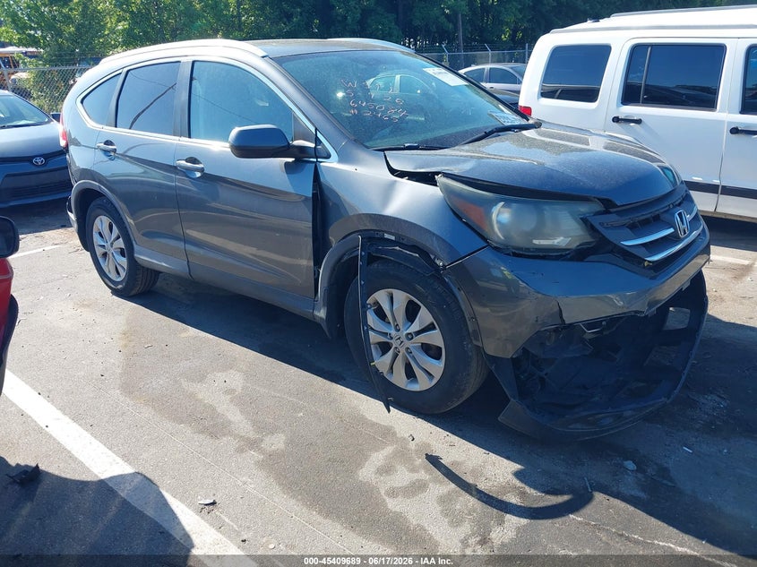 2013 Honda Cr-v VIN 2HKRM4H74DH645084 IAAI salvage auction — FRONT END, Salvage (North Carolina), sold $2,100 on 2026-07-11 (photo 1)