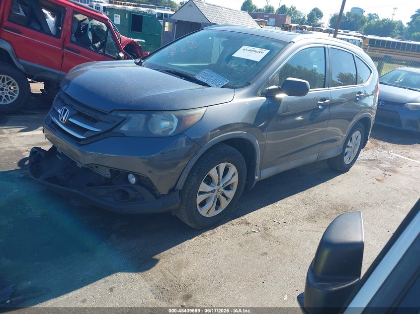 2013 Honda Cr-v VIN 2HKRM4H74DH645084 IAAI salvage auction — FRONT END, Salvage (North Carolina), sold $2,100 on 2026-07-11 (photo 2)