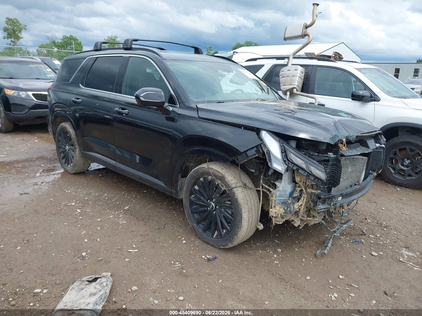 2024 Hyundai Palisade VIN KM8R7DGE7RU747625 — IAAI salvage auction photo