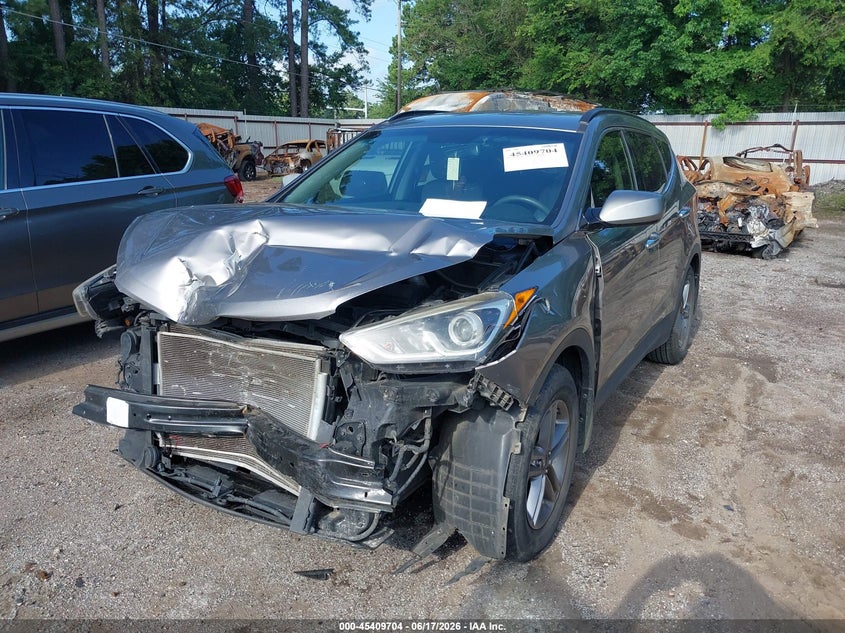 2017 Hyundai Santa fe VIN 5XYZU3LB9HG444347 IAAI salvage auction — FRONT END, Salvage (Arkansas), sold $1,750 on 2026-07-30 (photo 2)