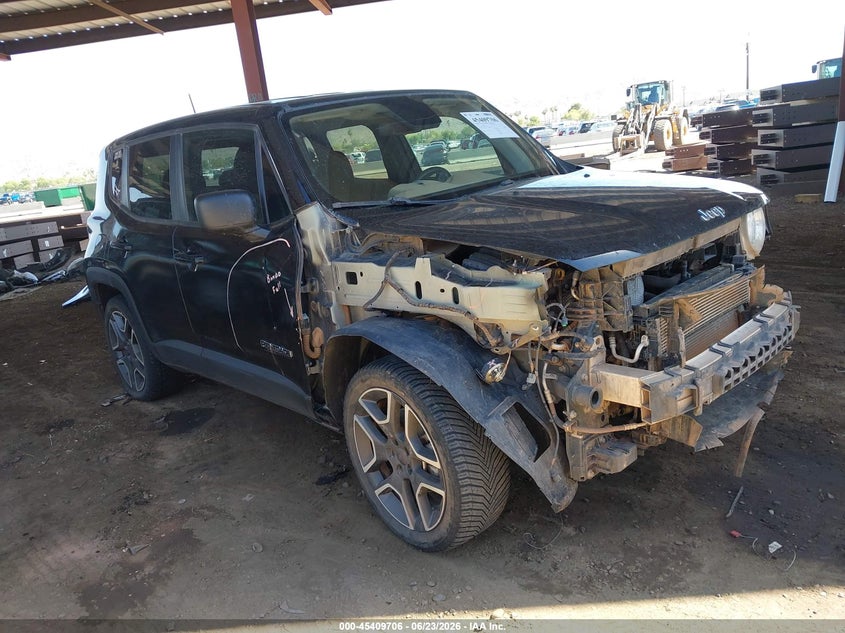 2020 Jeep Renegade VIN ZACNJBAB6LPL86479 IAAI salvage auction — RIGHT FRONT, Salvage (Arizona), sold $2,000 on 2026-07-28 (photo 1)